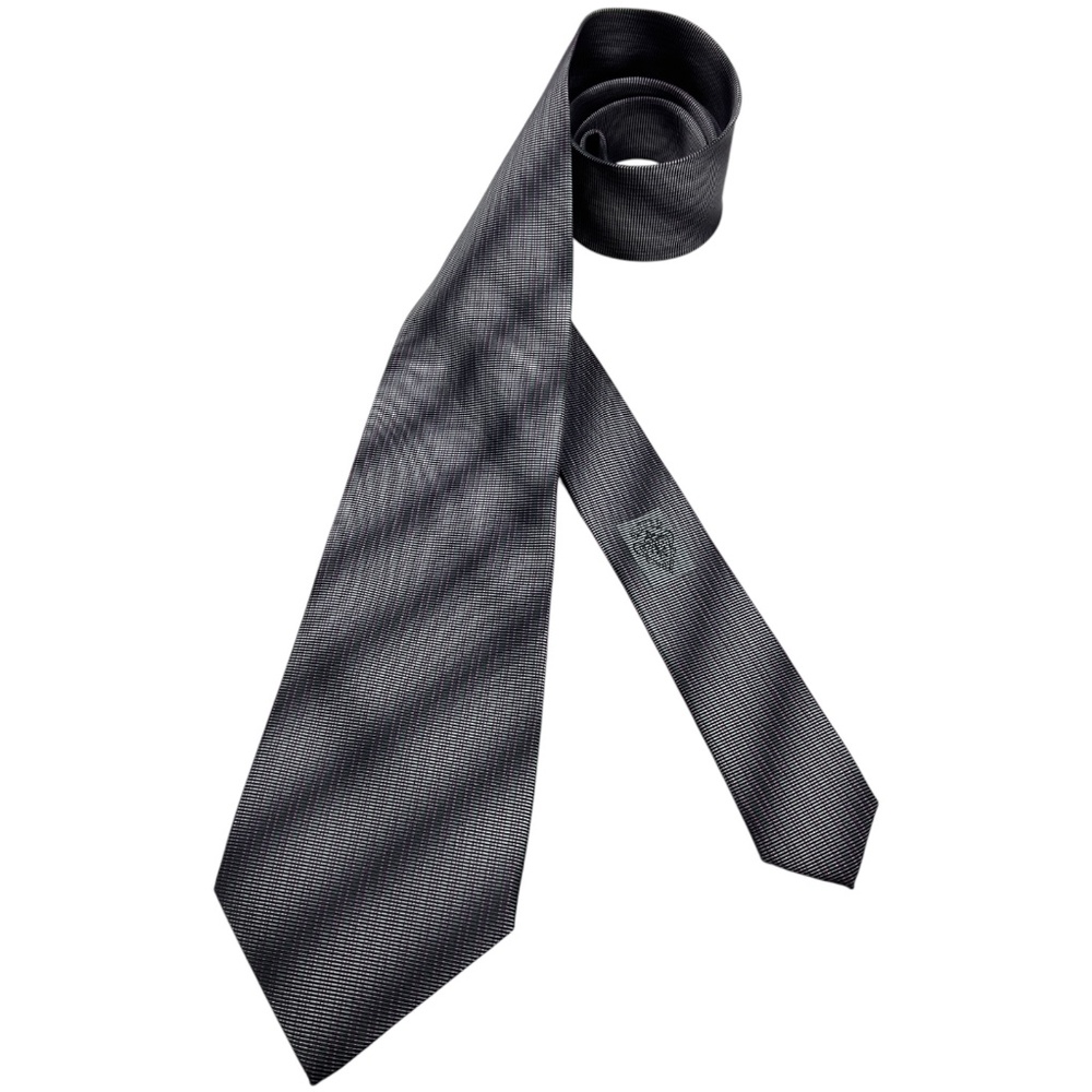 🆕GUCCI Gray/Purple Striped Geometric Silk LUXURY Tie ITALY